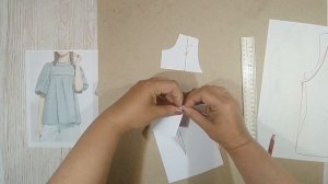 ВЫКРОЙКА.Блузка с отрезной кокеткой и МОЛНИЕЙ на спинке.УРОКИ МОДЕЛИРОВАНИЯ