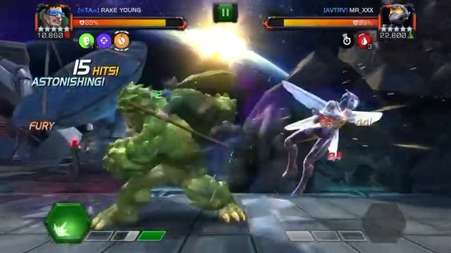 MoleMan r4 vs Wasp in AW ebb and flow intercept node смотреть онлайн