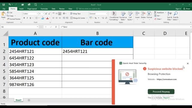 How To Create BARCODE in MS EXCEL !! EXCEL में बारकोड कैसे बनाएं.!! Explained in Hindi. смотреть онлайн