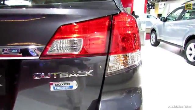 2013 Subaru Outback Diesel Exterior and Interior Walkaround 2012 Paris Auto Show смотреть онлайн