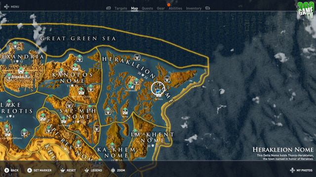 Assassins Creed Origins Twin Despair Papyrus Puzzle - How to solve Herakleion Nome Papyrus Puzzle смотреть онлайн