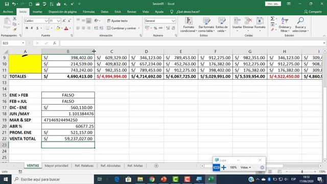 CURSO EXCEL 2019 - SESIÓN 05 смотреть онлайн