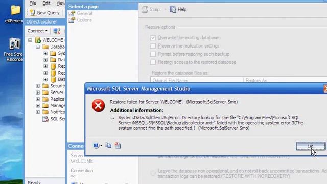 HOW TO restore bakUP file in sql server смотреть онлайн