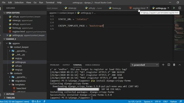 Python Django Crispy Form смотреть онлайн