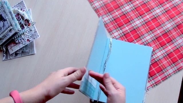 Новогодние работы. Кулинарная книга, открытки, фотобокс и т.д. Скрапбукинг. смотреть онлайн