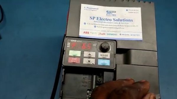 Delta VFD055E43A Drive Repair By SP Electro Solutions