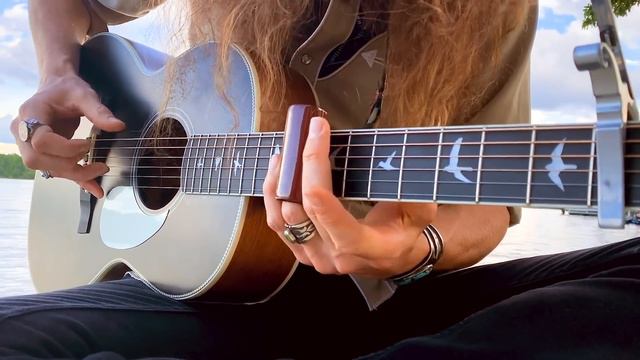 GONE FISHIN' | Lakeside Country Blues Acoustic Guitar смотреть онлайн