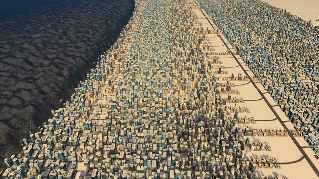 1 MILLION POPULATION CITY vs MASSIVE TSUNAMI - Cities Skylines смотреть онлайн