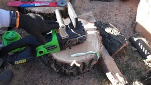 Одна из причин плохой смазки цепи на пиле. Смазка цепи это важно. Обслуживание пильной шины пилы.