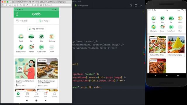 #6 Membuat Aplikasi Android GRAB Menggunakan React Native - Installasi dan Penggunaan Vector Icon смотреть онлайн