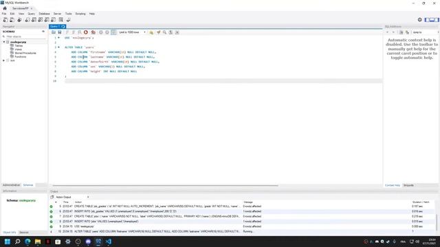 Como crear una base de datos + añadir las SQLS en MySQL Workbench para FiveM 2021 смотреть онлайн