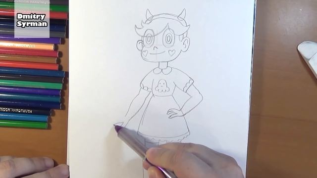 How to draw Star vs the Forces of Evil, Как нарисовать Стар против сил Зла смотреть онлайн