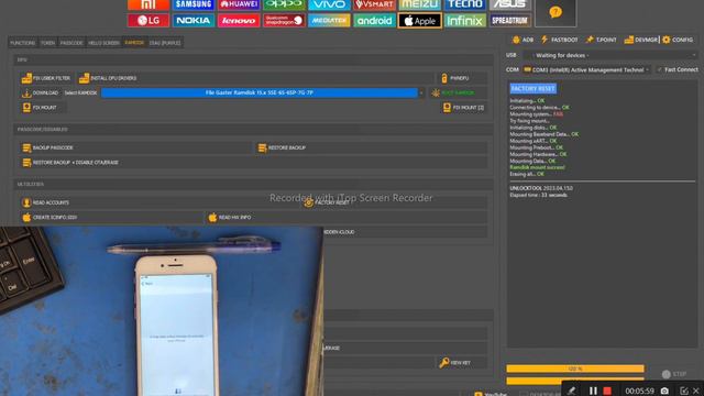 iphone 7 passcode/disable bypass done with sim working 100%by unlocktool смотреть онлайн