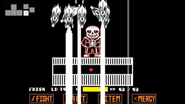 Is It possible to beat my Hardmode Sans while holding X? | Undertale Fangame Challenge смотреть онлайн