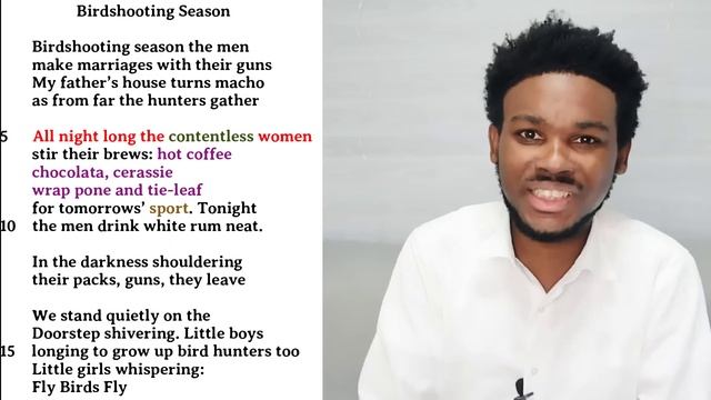 Birdshooting Season || CSEC ENGLISH B POETRY LESSON смотреть онлайн