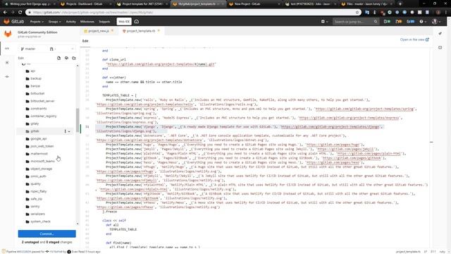 Creating a new project template for GitLab from scratch смотреть онлайн