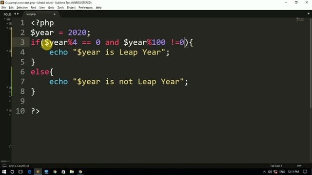 How To Check Leap Year In PHP Language | Lear Year in Hindi | practical program смотреть онлайн
