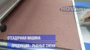 Отсадочная машина фарша для производства рыбных снеков (соломка)