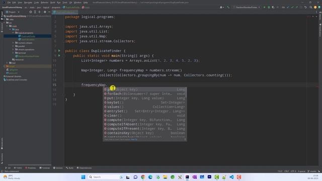 Find Duplicates from a list/array of Numbers | Java8 Stream Tutorial смотреть онлайн
