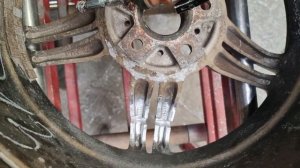 Сварка и деформация спиц автомобильного диска.