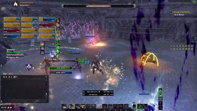 Cloudrest Hardmode. Magicka sorcerer Pov. Lion's Lair смотреть онлайн