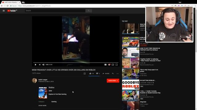 mom catches kid buying robux with her credit card.. (roblox) смотреть онлайн