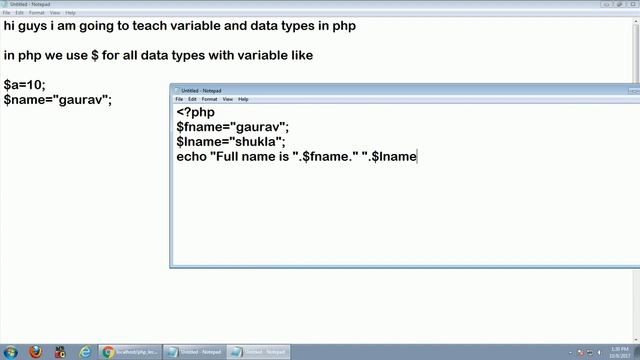 variable in php #3 смотреть онлайн