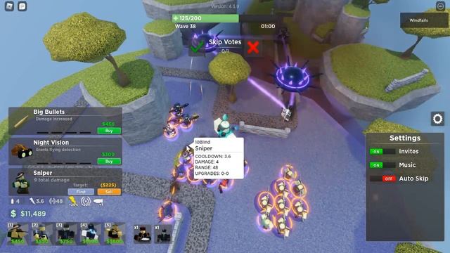 SOLO EXPERT on Sky Islands, waves 1-50 (Tower Blitz) смотреть онлайн