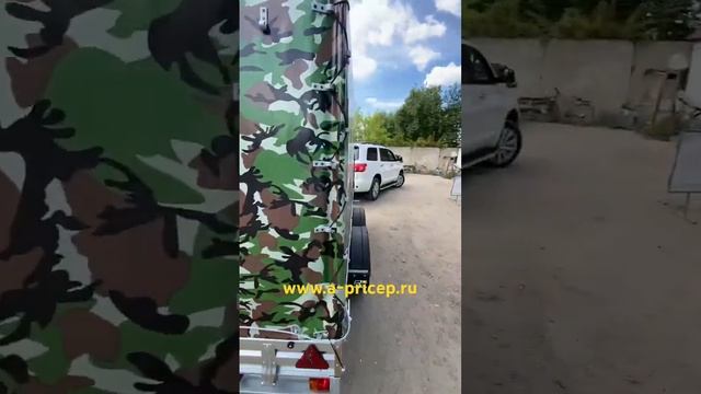 Toyota Sequoia двухосный прицеп 3,45м МЗСА 817732 Уфа Казань Чебоксары АРИВА ? Установка фаркопа смотреть онлайн