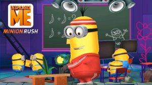 Миньон раш / Minion rush Спортивный Кевин Снова в ШКОЛУ комната с заданиями