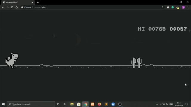 CHROME DINO GAME HACK | ENDLESS DINO RUN | FUN VIDEO смотреть онлайн