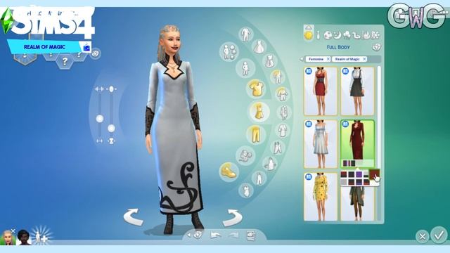 The Sims 4 Realm of Magic- Create A Sim Items Overview смотреть онлайн