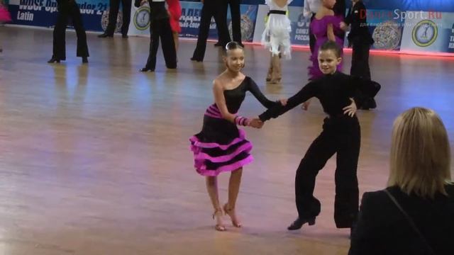 Быковский Сергей - Зенкова Милана, 1/2 Cha-Cha-Cha смотреть онлайн