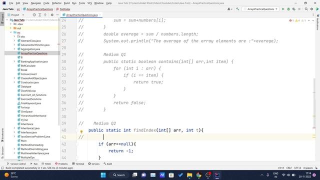 JAVA - Arrays Practice Problems смотреть онлайн