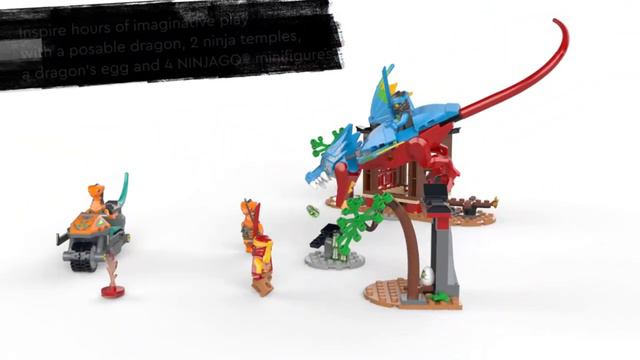 LEGO ЛЕГО Ninjago Драконий храм ниндзя 71759 смотреть онлайн