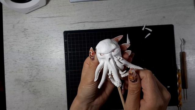 ❣DIY / Sculpting - Ктулху Говарда Лавкрафта - Голова Осьминога / Polymer Clay | Katherine Clay❣ смотреть онлайн