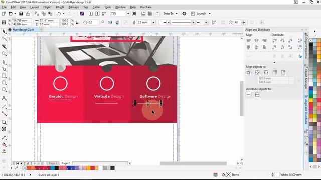 CorelDRAW Flyer Design Create Flyer In Corel DRAW  2019