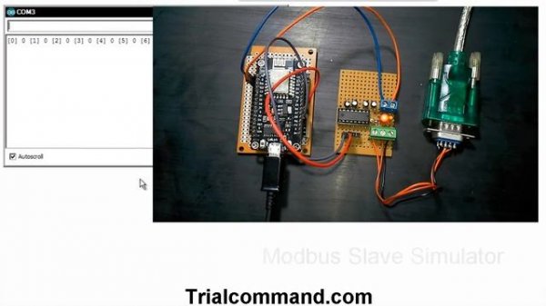 ESP8266 Master Modbus RTU (RS232) - TrialCommand.com