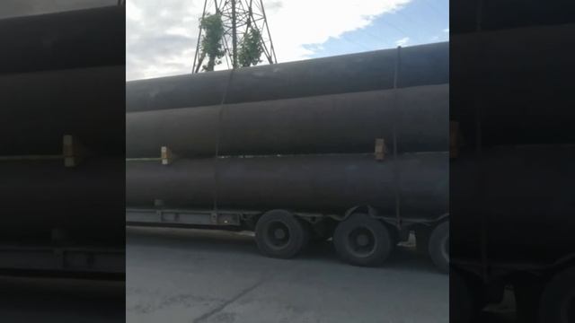 Челябинск- экзотическая перевозка труб. Как разместить, перевезти и закрепить. смотреть онлайн