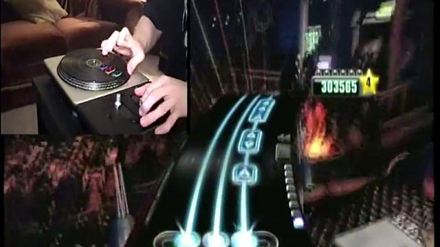 DJ Hero - Expert - Scratch Perverts "Beats and Pieces" 570k(2nd Place!!!) смотреть онлайн