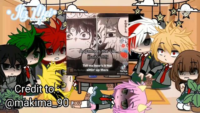 •Some Class 1A & Aizawa react to the UA traitor• [] Bnha/Mha [] Gacha Club смотреть онлайн