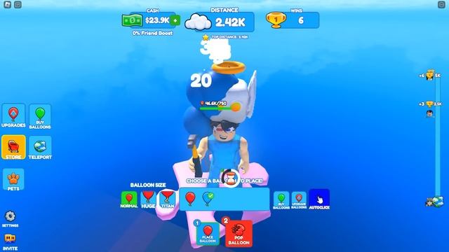 ?Я НАДУЛ 1000 ШАРИКОВ И УЛЕТЕЛ В КОСМОС В РОБЛОКС! ШЕДИ ROBLOX Balloon Simulator смотреть онлайн
