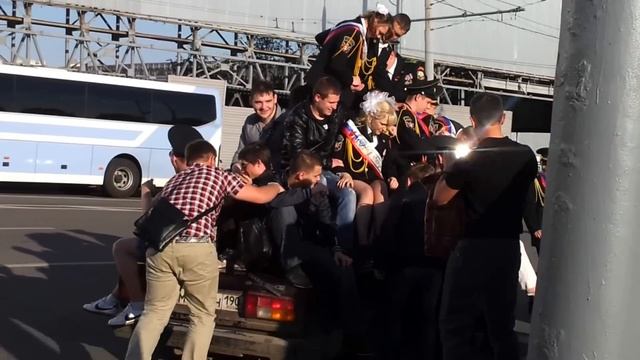 Выпускной 2012 Москва недалеко от красной площади