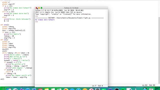 Python Kampf System! Selber Programmieren (ohne Pygame!) смотреть онлайн
