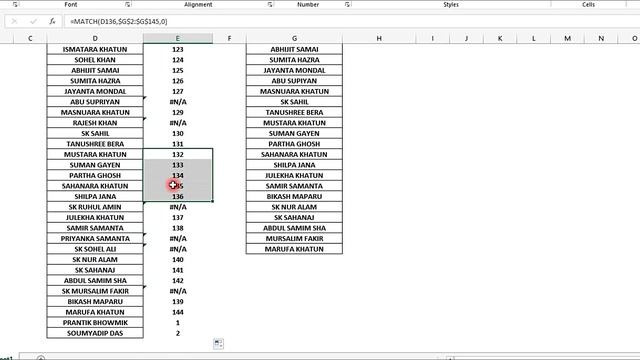 Match 2 Data in Excel || Compare 2 Data in Excel || Compare Two Lists in Excel (in Hindi) смотреть онлайн