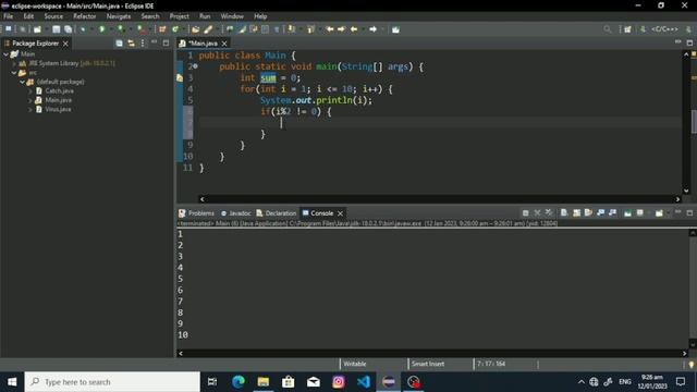 How to sum even and odd numbers from 1 to 10 | java смотреть онлайн