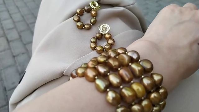 Украшения из натурального жемчуга | Ручная работа смотреть онлайн