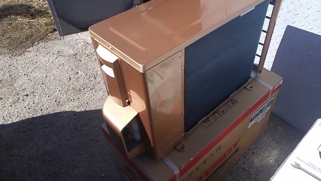 Собрали  наружники кондиционеров  после покраски