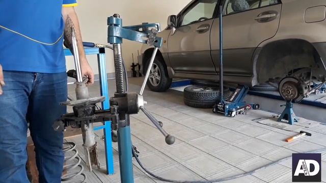 Toyota HARRIER 1998. AMORTIZATOR DOLDURULMASI. смотреть онлайн