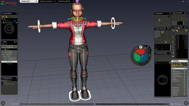 akeytsu-3D characters animation Tutorial 01 смотреть онлайн